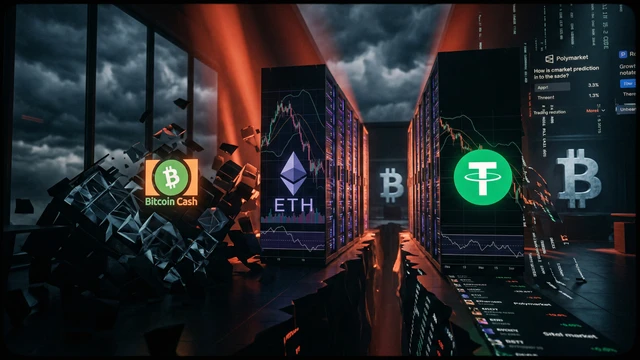 Altcoin-Rankings im Umbruch: BCH stolpert, während ETH eine Tether-Bedrohung gegenübersteht