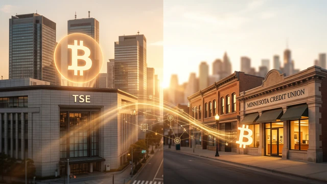 Bitcoin-Adoption breitet sich von Unternehmensbilanzen bis zu Genossenschaftsbanken aus