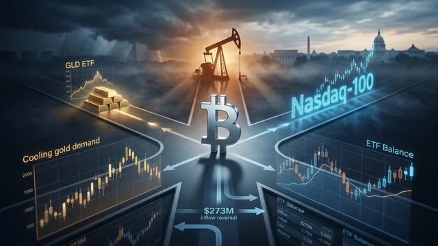 Bitcoin am Scheideweg: ETF-Rotation, Ölschocks und der Gold-Zyklus