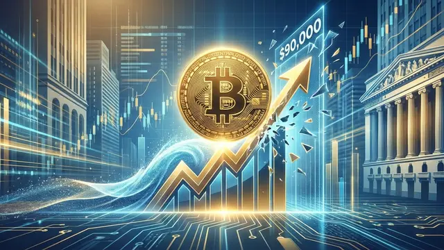 Bitcoin Breaks Through $90,000 Mark Following Massive Wall Street Buying Spree