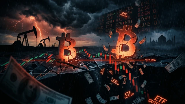 Bitcoin im geopolitischen Kreuzfeuer: Kapital flieht aus Risiko-Assets