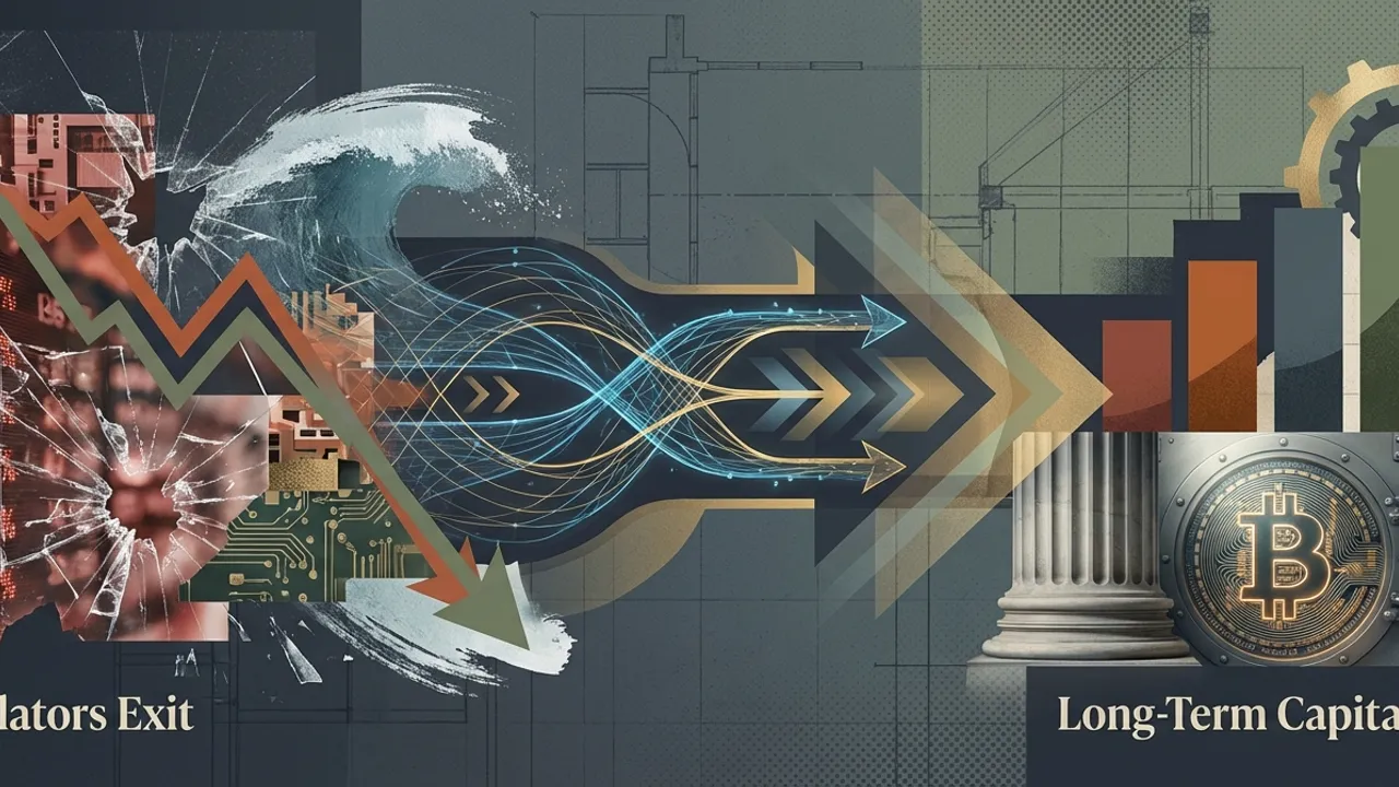 Bitcoin-ETF-Flüsse offenbaren großen Wandel: Spekulanten steigen aus, langfristiges Kapital strömt herein