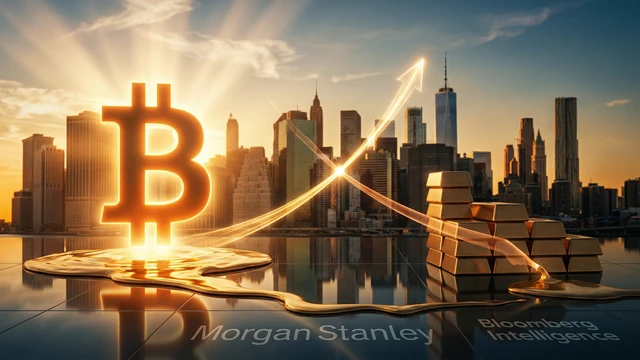 Bitcoin-ETFs auf Kurs, Gold zu überholen: Der institutionelle Wandel ist real