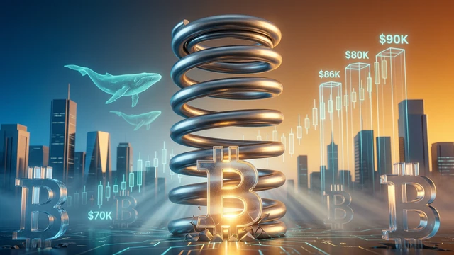 Bitcoin visiert $86K–$90K an, während Whale-Angebotsabsorption sich beschleunigt