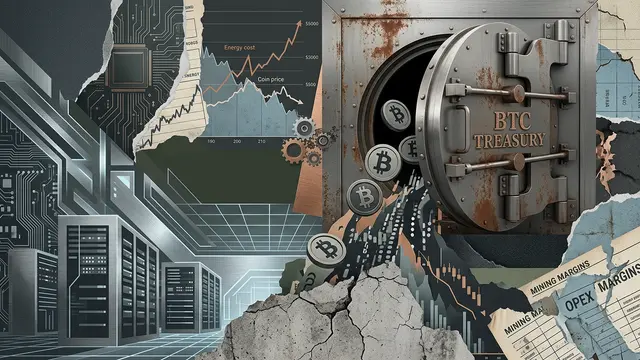 Bitcoin-Miner geben Treasury-Strategie auf – Margen unter Druck