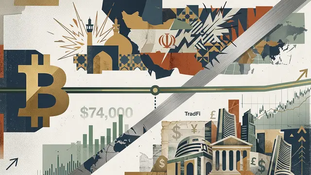 Bitcoin reagiert gelassen auf Iran-Eskalation – Markt wartet auf TradFi
