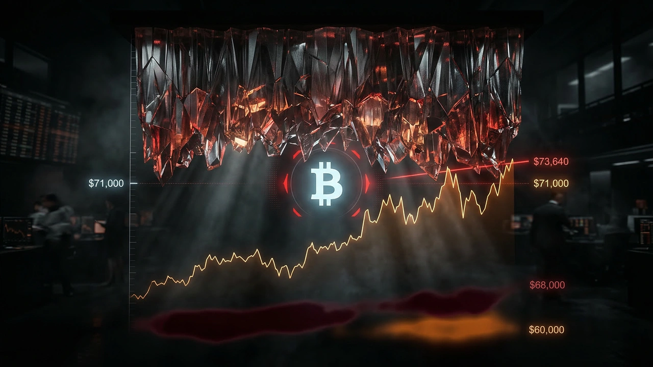 Bitcoins 71.000-Dollar-Decke: Eine Wand aus Verkaufsorders bedroht die Erholung