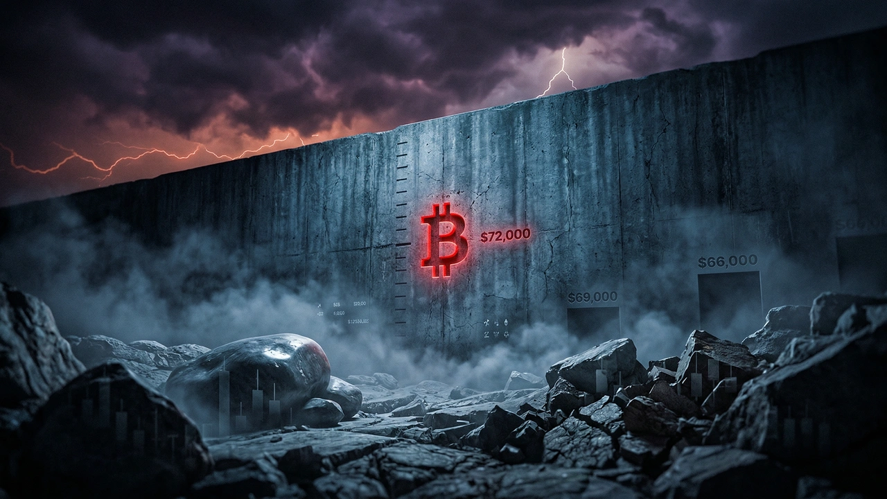 Bitcoins 72.000-Dollar-Mauer: Die schmerzhafteste Phase des Zyklus ist angebrochen