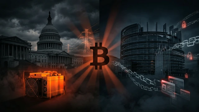 Bitcoin unter Druck: Regulierungsdruck wächst auf beiden Seiten des Atlantiks