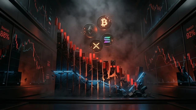 BTC, ETH, XRP & SOL: Markets Signal Broad Crypto Correction Ahead