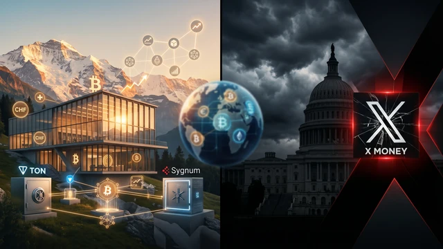 Expansion des Krypto-Ökosystems: Schweiz auf Höhenflug, während X Money unter Beschuss gerät