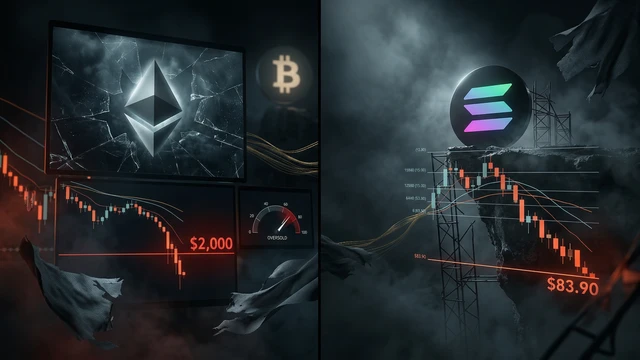 Ethereum und Solana unter Druck: Ein Markt im Wandel