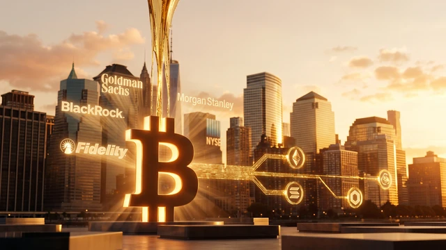 Institutionelle Bitcoin-Nachfrage steigt sprunghaft an, während Wall-Street-Schwergewichte in den ETF-Wettbewerb einsteigen